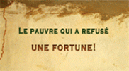 Le pauvre qui a refusé une fortune