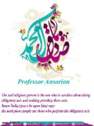 Professor Ansarian: The real Pious me