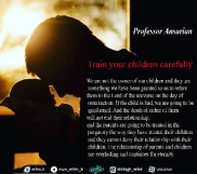 Professor Ansarian: train your children carefully