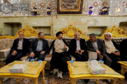 Custodian of kadhimiya shrine visits Imam Ali holy shrine