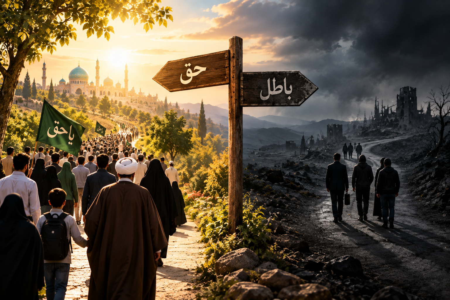 چرا طرفداران حق هميشه زياد وطرفداران باطل كم واندک هستند؟