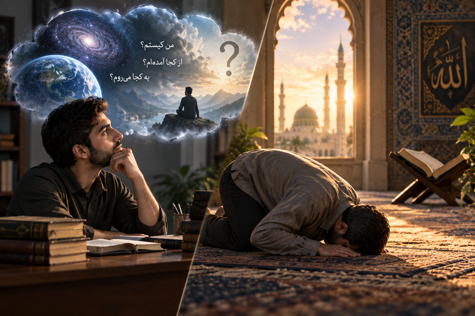 آیا تفکرو تعقل می تواند جایگزین نماز شود؟