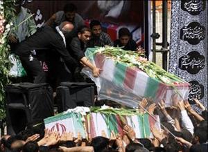 پیكرهای پاك 96 شهید در حرم مطهر امام خمینی (ره) تشییع شد