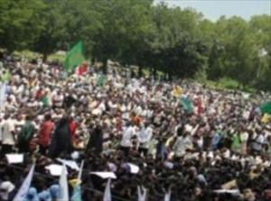 دهها هزار نفر در نیجریه در اعتراض به فیلم موهن تظاهرات کردند