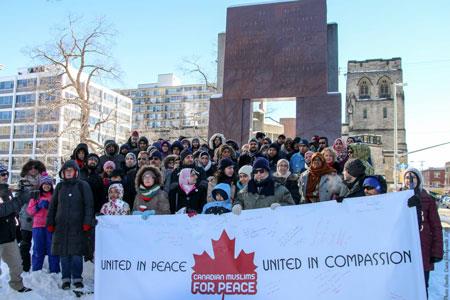 تظاهرات مسلمانان کانادا علیه افراطی‌گری به نام دین 