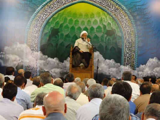 عکس خبری / آغاز جلسات سخنرانی استاد انصاریان در ماه رمضان / مسجد امیر