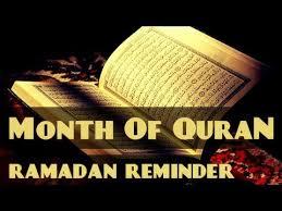Ramazan; Month of Quran