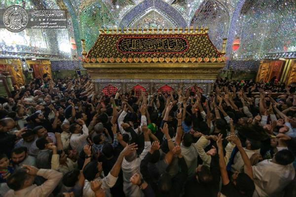 The Multitudes of Visitors Are Commemorating the Death of Amirul Mo’mineen (PBUH) 