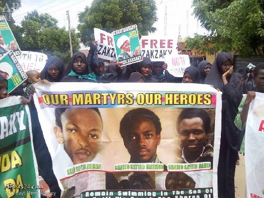 Photos: Members of Abul Fadl Foundation stage free Zakzaky protest in Gombe