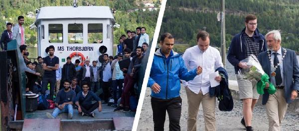 Norwegian Muslims gather to pray for Utøya attack victims on 5th anniversary