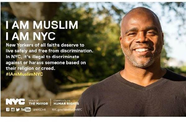  إطلاق حملة "أنا مسلم" الإعلامیة في نیویورك