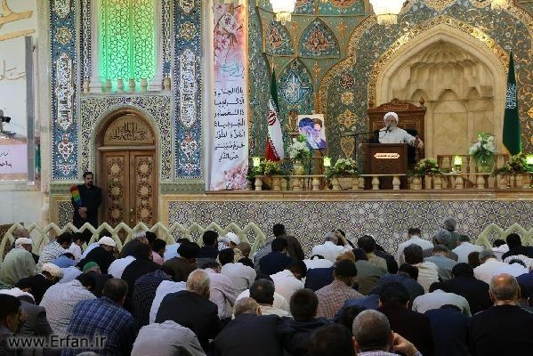 Photos/ Rajab 1438, holy shrine of Hazrat Masoumeh (AS)- lecture by proffesor Ansarian