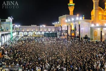 در کاظمین؛ بیش از یک میلیون و نهصد هزار زائر در مراسم عزاداری شهادت امام کاظم(ع) شرکت کردند