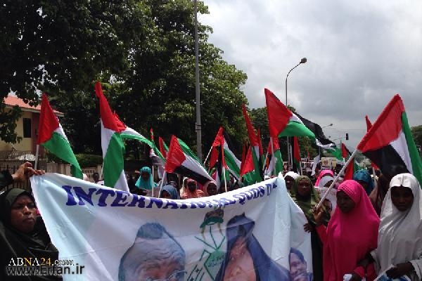 Ratusan Aktivis Muslim Syiah Gelar Aksi Dukung Palestina di Abuja