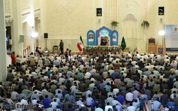 Photos/ Lecture by Professor Ansariyan at the Imamzadeh of Seyyed Ahmad ibn Musa (Shah Cheragh), Shiraz