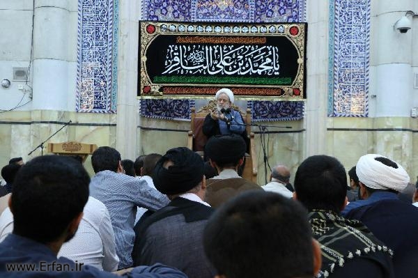 گزارش تصویری/ سخنرانی استاد انصاریان در ایام شهادت امام محمد باقر (ع) / مسجد اعظم قم