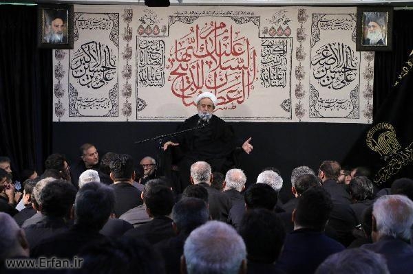Photos/ professor Ansarian,s lecture in Husseinieh of Hazrat Abolfazl in the first ten days of Muharram.