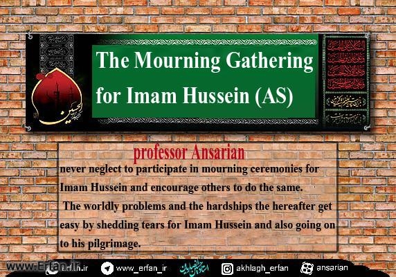 Booming the mourning ceremonies for Imam Hussein peace be upon him