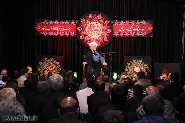 Photos/ lecture by professor Ansarian in Imam Zadeh Abolhassan (AS)