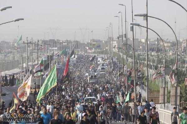 گزارش تصویری؛ پیاده روی اربعین حسینی در جنوب عراق