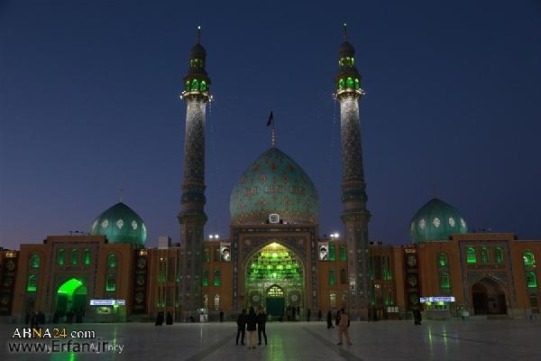 گزارش تصویری؛ مراسم دعای ندبه همزمان با ایام فاطمیه در مسجد جمکران