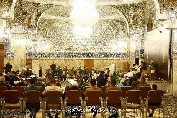  تنظيم المسابقة القرآنية لطلبة العلوم الدينية في مسجد الكوفة