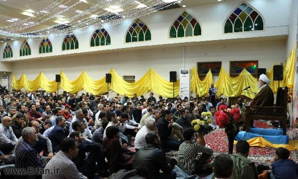 گزارش تصویری/ ویژه برنامه شب میلاد حضرت زهرا (س) با سخنرانی استاد انصاریان در حسینیه هدایت