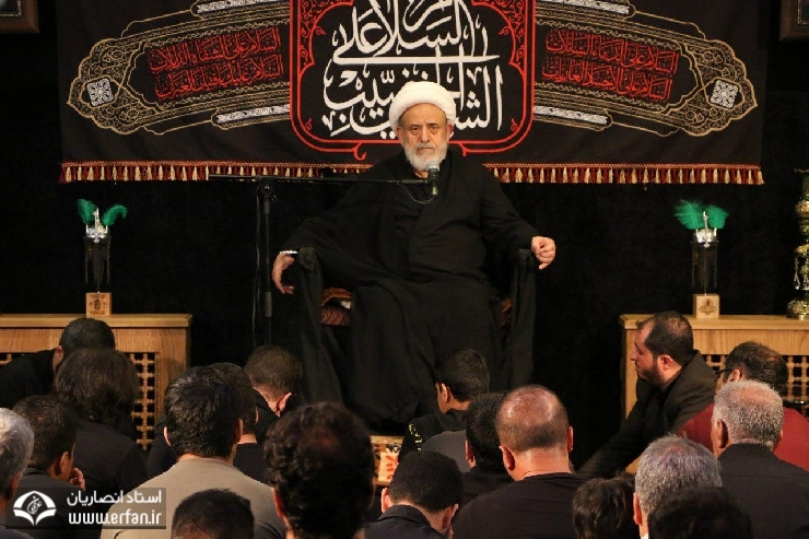 گزارش تصویری/ سخنرانی استاد انصاریان در حسینیه حضرت ابوالفضل (ع)
