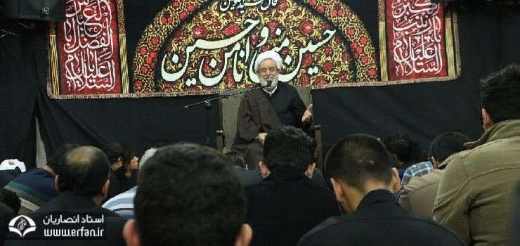 گزارش تصویری/ سخنرانی استاد انصاریان در حسینیه بنی الزهرا (س)