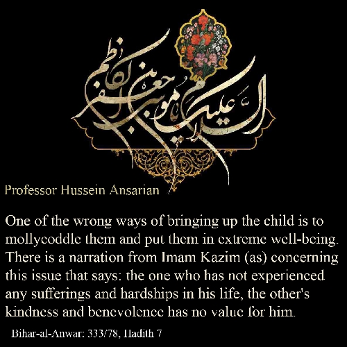Professor Hussein Ansarian: One of the wrong ways of bringing up the child