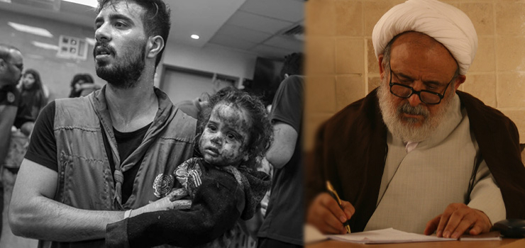 The message of Ustad Ansarian about the dreadful crimes of The Zionist regime in Gaza